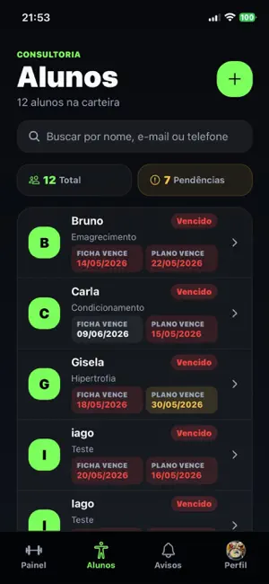 TreinBase screenshot 1