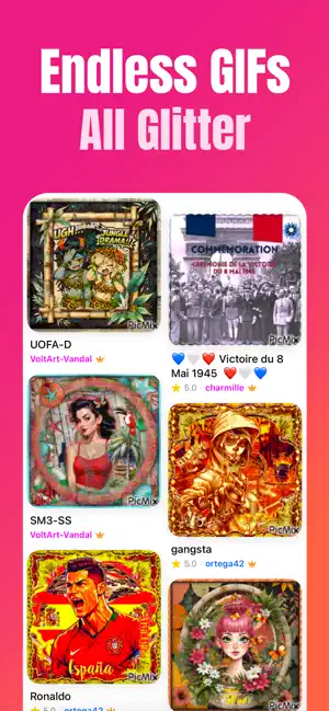 PicMix - GIFs & Stickers screenshot 1
