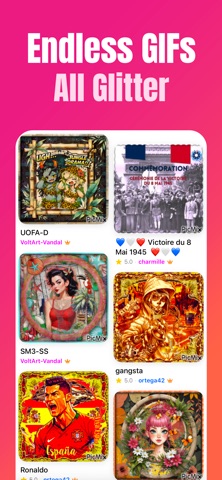 PicMix - GIFs & Stickers iPhone screenshot