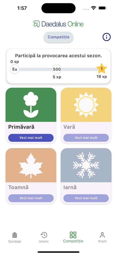 Daedalus Online - daedalus-online-competition-interface