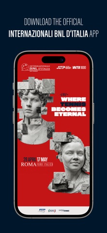 Internazionali BNL d’Italia app screenshot