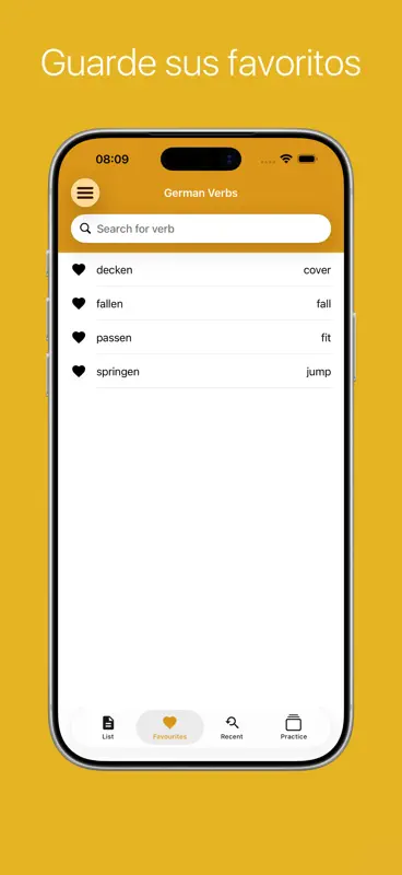 Verbes allemands Pro screenshot 4 of 9
