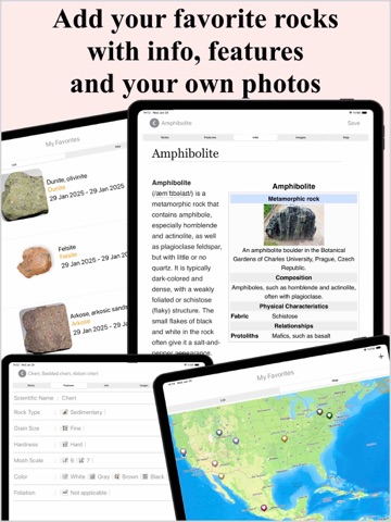 StoneID Rock Identifier iPad screenshot
