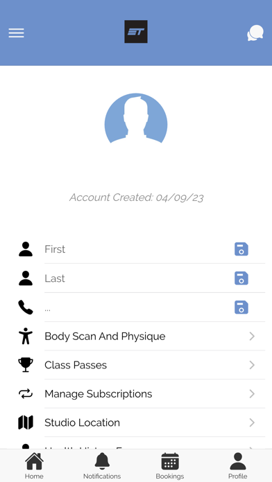 Elevate Training Screenshot
