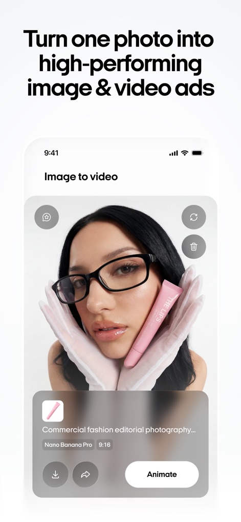 Zeely: AI Marketing Platform - La piattaforma trasforma un'unica "foto di prodotto" in un annuncio dinamico, offrendo la possibilità di "Animate" il contenuto per creare video accattivanti direttamente dall'immagine statica.