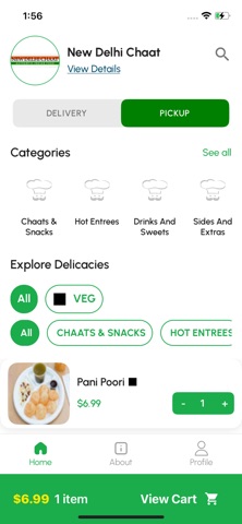 New Delhi Chaat screenshot