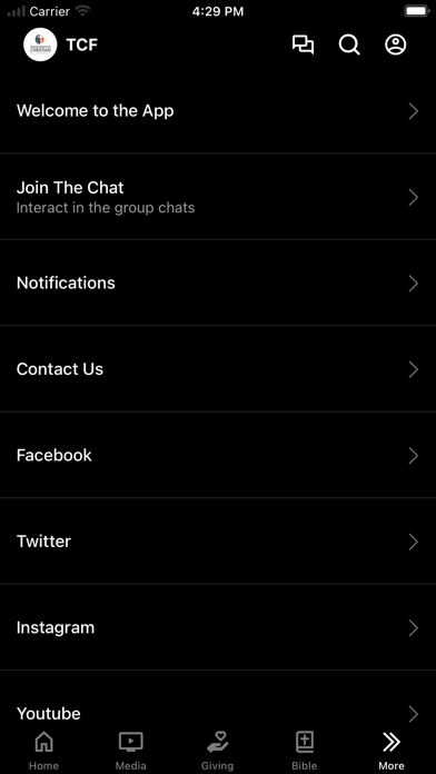 TCF - Church App Screenshot