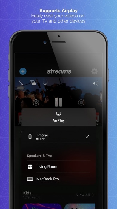 Streams iPhone screenshot 3 - Entertainment app