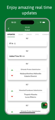 Sundowns Live — Sundowns fans iPhone screenshot