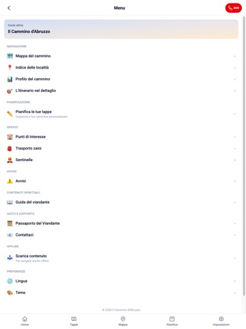 Il Cammino d'Abruzzo iPad screenshot