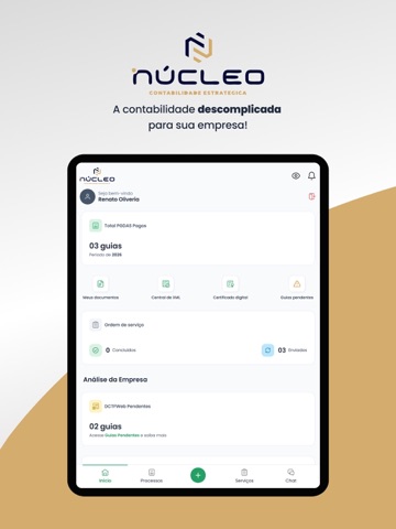 Núcleo | Contabilidade iPad screenshot