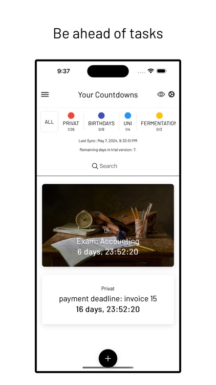 Calendar Event Countdowns
