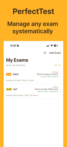 PerfectTest Screenshot 1 of 7