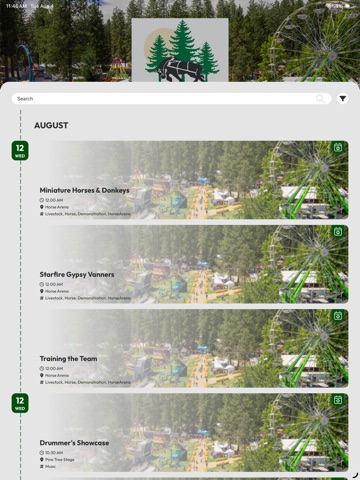 Nevada County Fairgrounds iPad screenshot