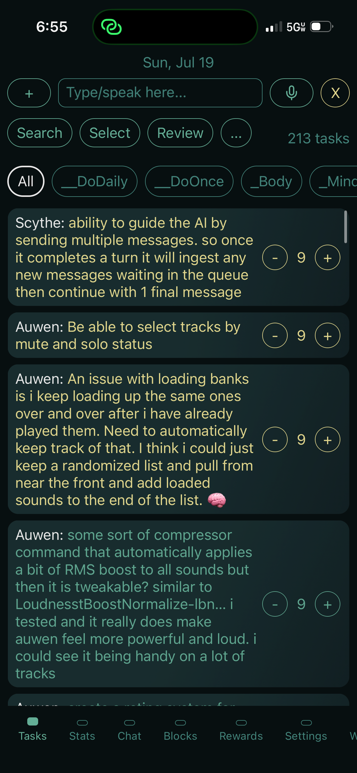 AI Daily Task Assistant Scythe screenshot 2