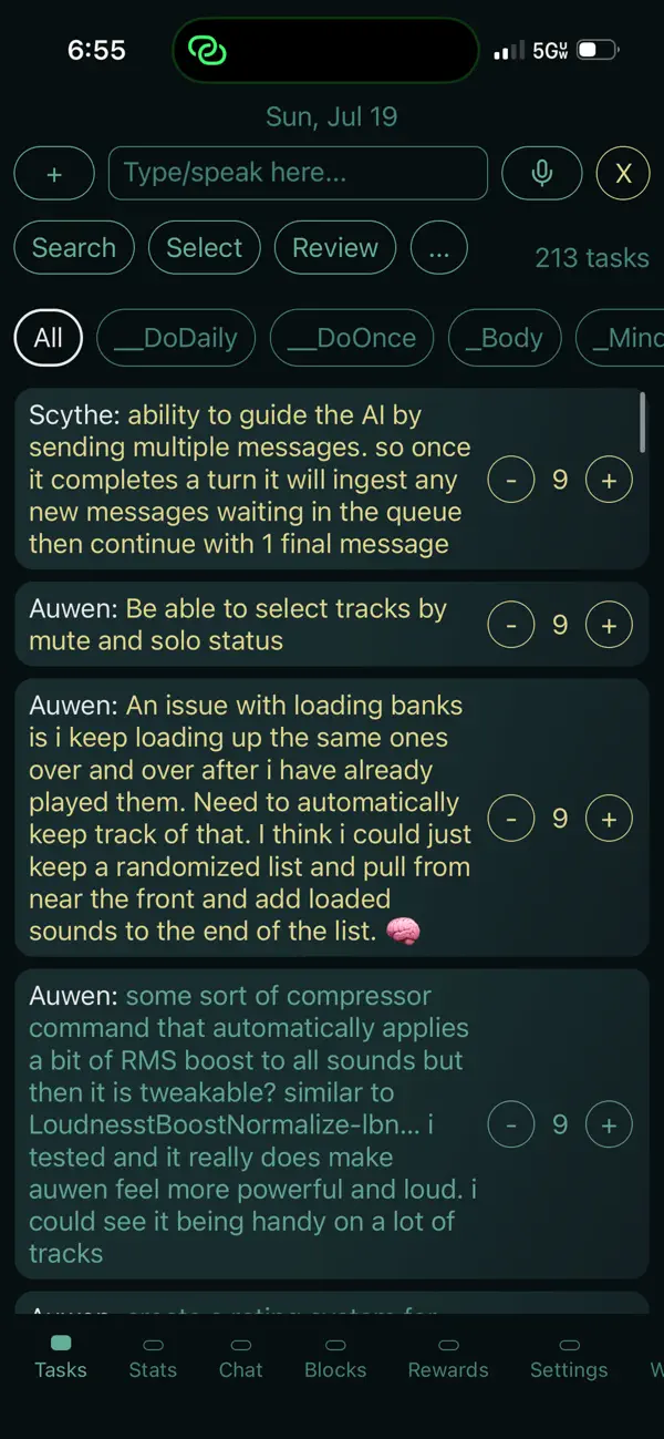 Screenshot #2 pour AI Daily Task Assistant Scythe