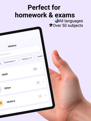 Solvork: AI Homework Helper iPad screenshot
