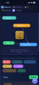 Scientify - Gamified Science screenshot