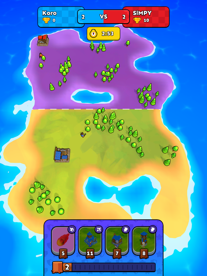 #6. Tiny Clash! (iOS) 由: Voodoo