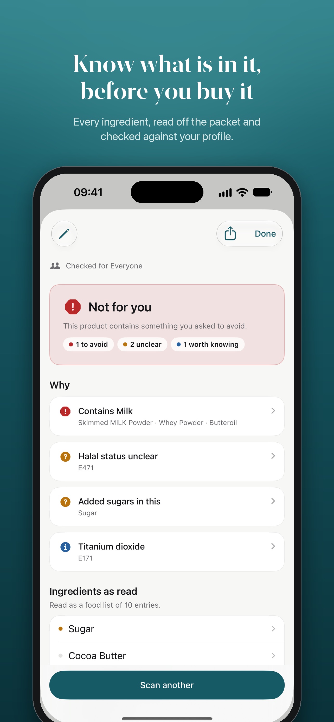 Screenshot 3 of Labelwise: Ingredient Reader