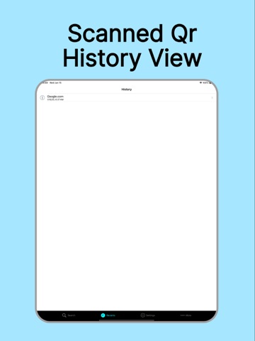 QR Reader-Unlimited scan iPad screenshot