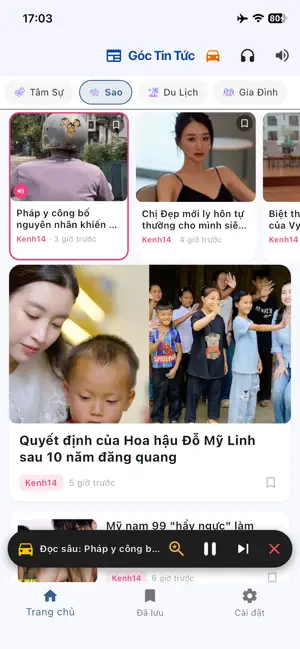 Góc Tin Tức - Nghe & Đọc Báo screenshot 2