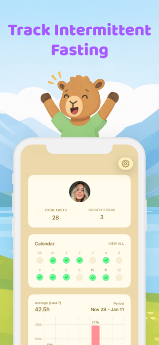 Fasti: Fasting Tracker & Timer Screenshot 3 of 6