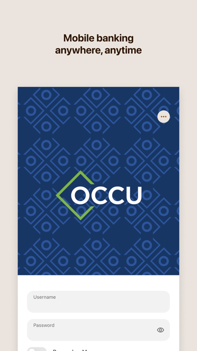 Screenshot #1 pour MyOCCU Mobile Banking