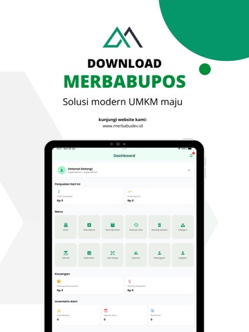 Merbabu POS - Kasir UMKM iPad screenshot