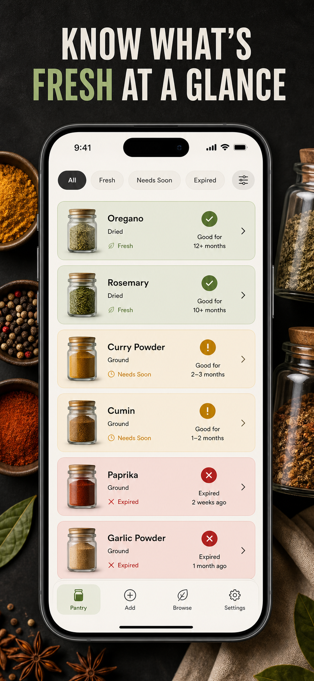 Spice Rack & Pantry Organizer screenshot 2