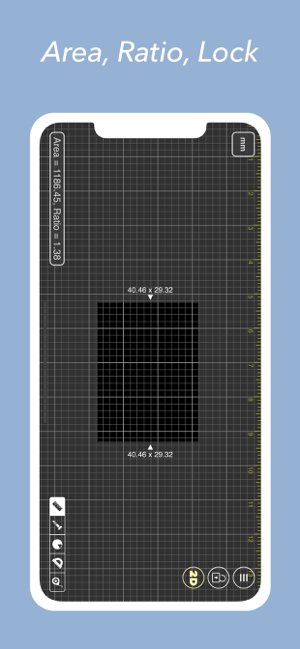 Millimeter Pro tape measure Screenshot