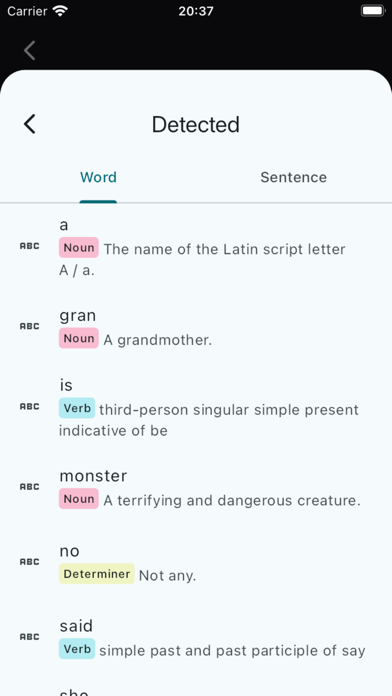 Owllen - AI English Dictionary Screenshot