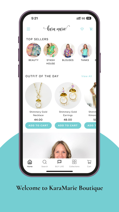Shop KaraMarie Boutique Screenshot