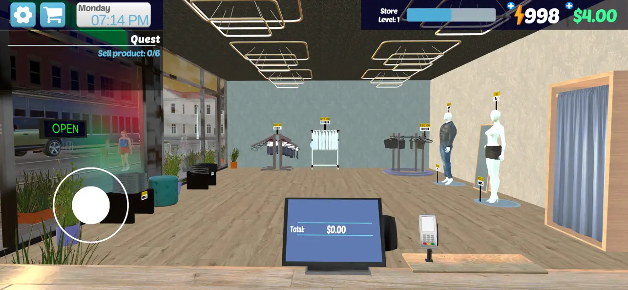 Screenshot #3 pour 3D Vêtements Magasin Jeux Sim
