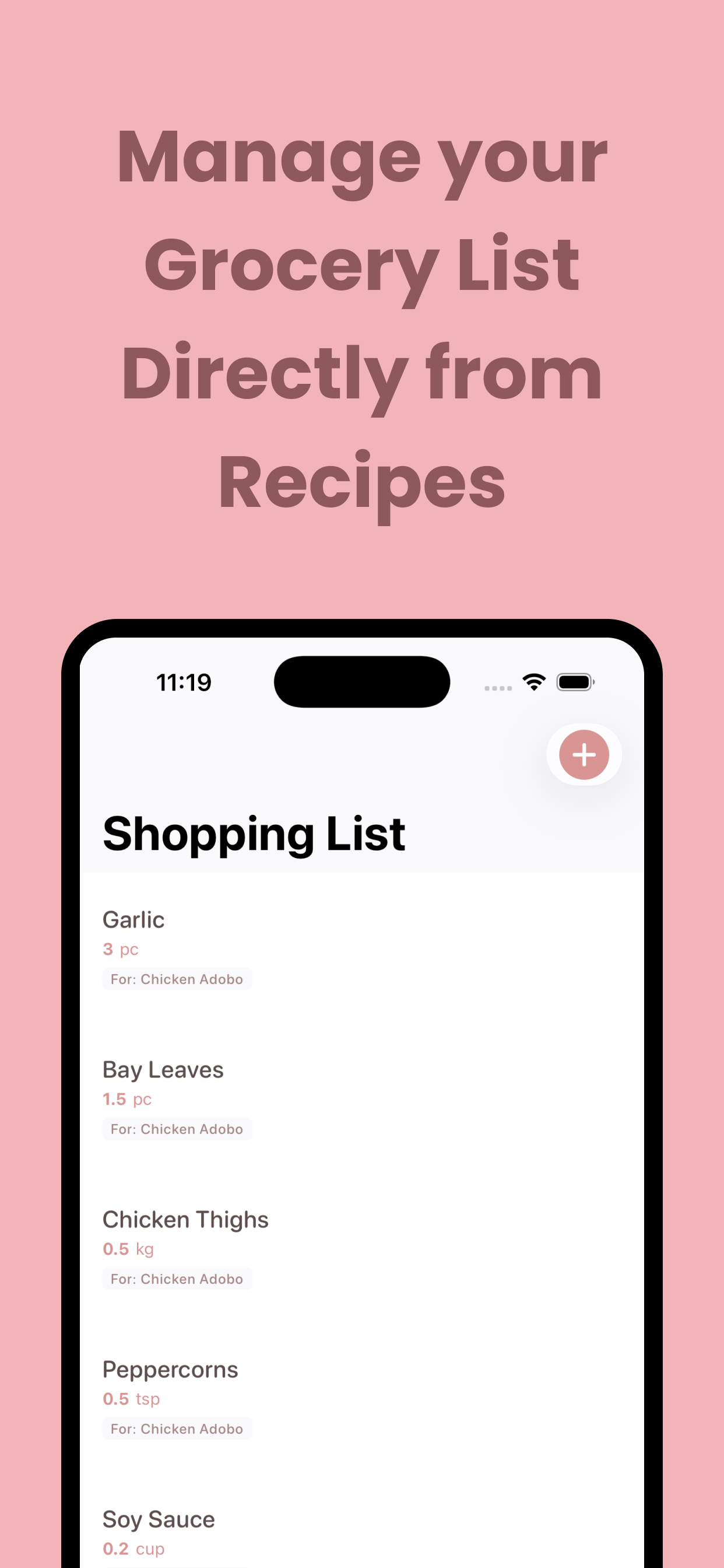 Recipe Mini: Manager & Planner screenshot 6
