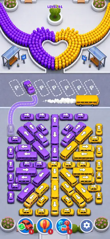 Bus Crowd - Traffic Jam screenshot 2 of 9