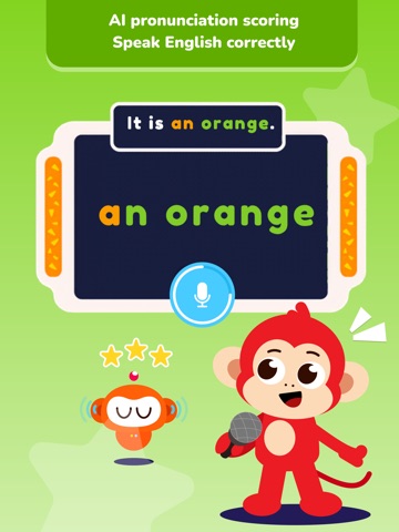 Monkey Junior-English For Kids iPad screenshot