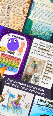 Lettre.app - PenPals for life iPhone screenshot