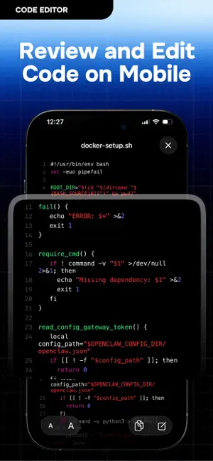 Mobile IDE for Codex AI GPT iPhone screenshot 6