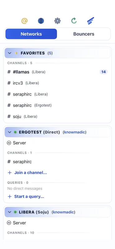 SeraphIRC screenshot 5 of 10