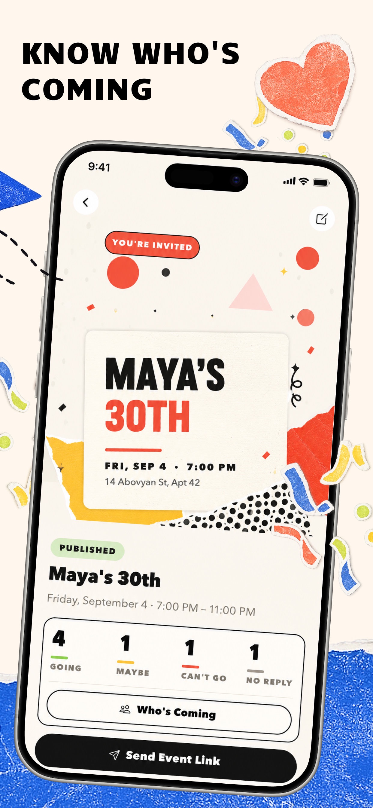 Screenshot 3 of Event Invite: RSVP Party Maker
