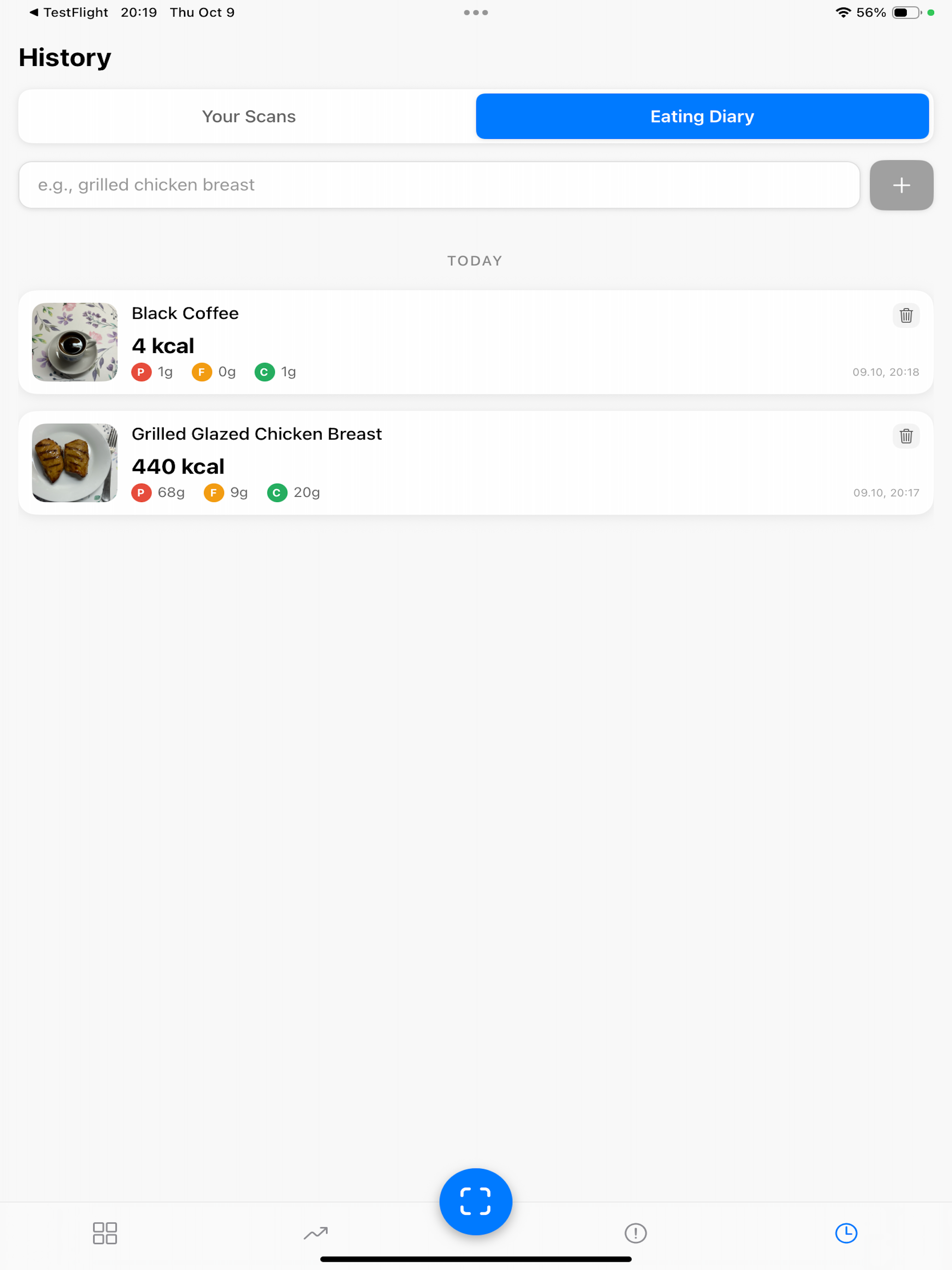 Calories Tracker NutriCheckerS screenshot 9