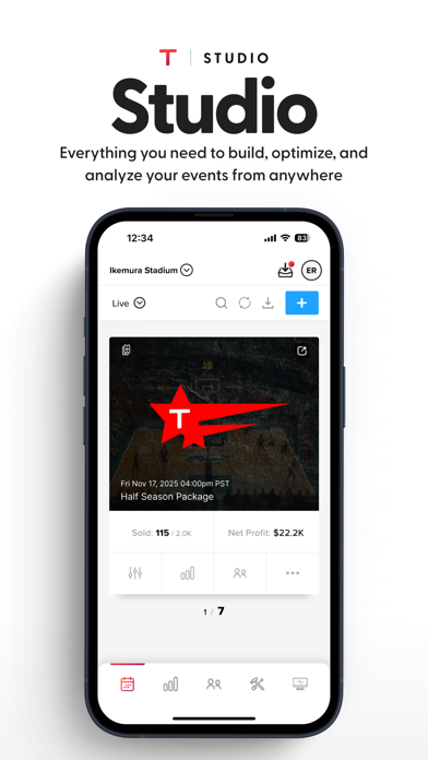 Tixr Studio Screenshot