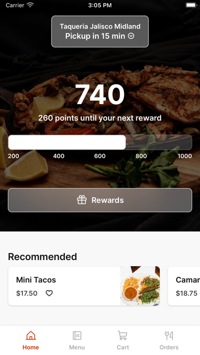Taqueria Jalisco Midland iPhone screenshot 1 - Food & Drink app