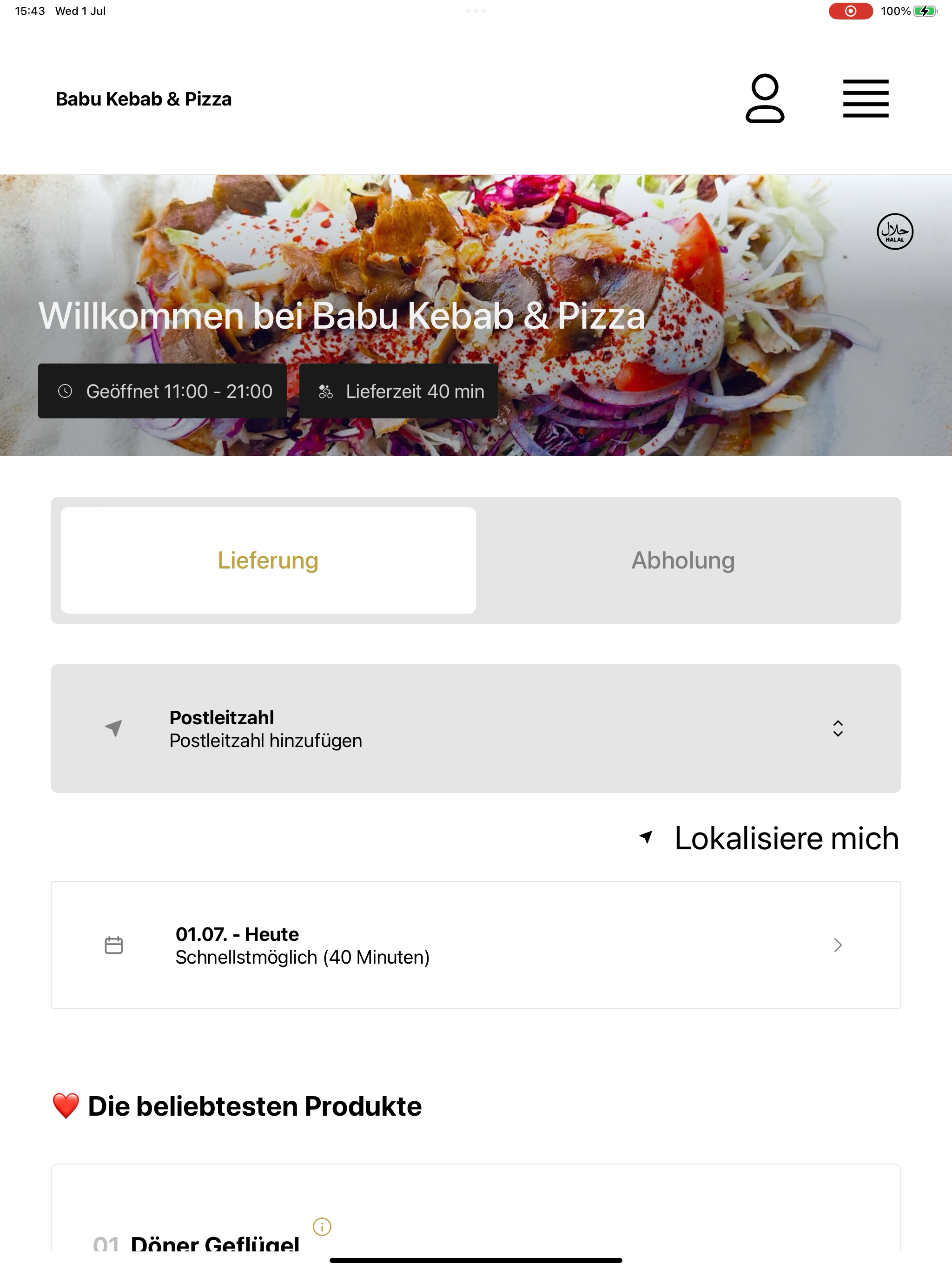 Babu Kebab & Pizza screenshot 8