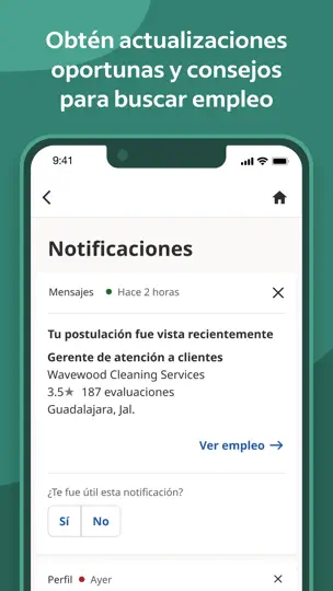 Captura de pantalla de Indeed: Búsqueda De Empleo en iPhone 7