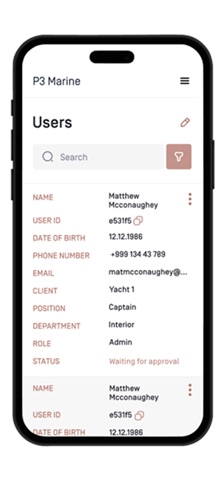 P3 Marine Mobile screenshot