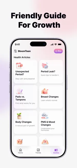 BloomTeen - Cycle & Mood Care screenshot 4