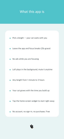 FocusCat: Focus Timer Screenshot 4 of 4