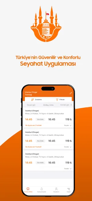 İstanbul Seyahat Otobüs Bileti screenshot 2